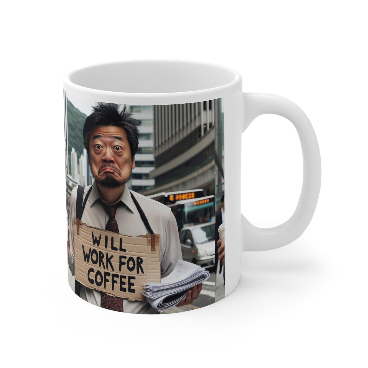 Coffee Mug - Will Work for Coffee Mug, 11oz