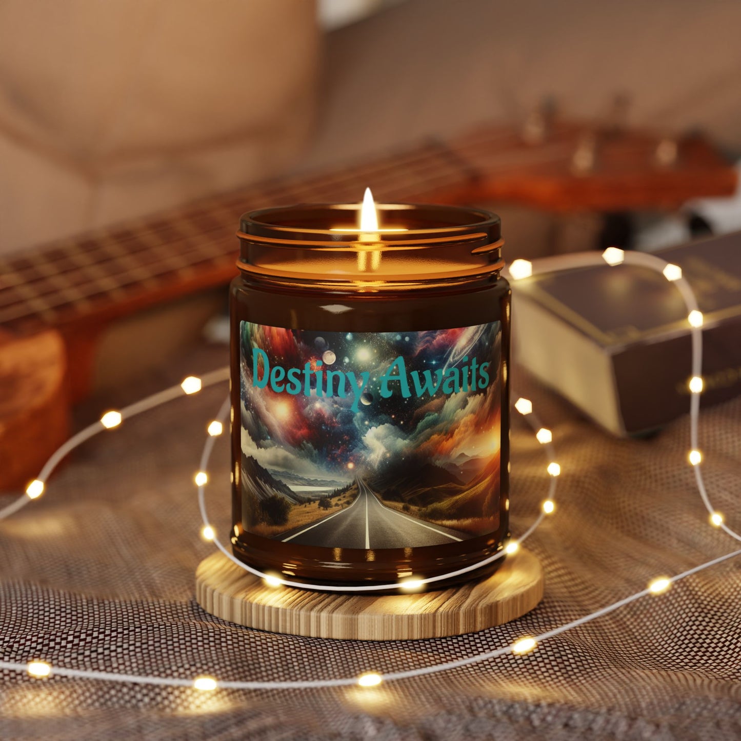 Mystical Night Sky Scented Soy Candle, Aromatherapy Gift, Home Decor, Relaxation, Self-Care, Eco-Friendly