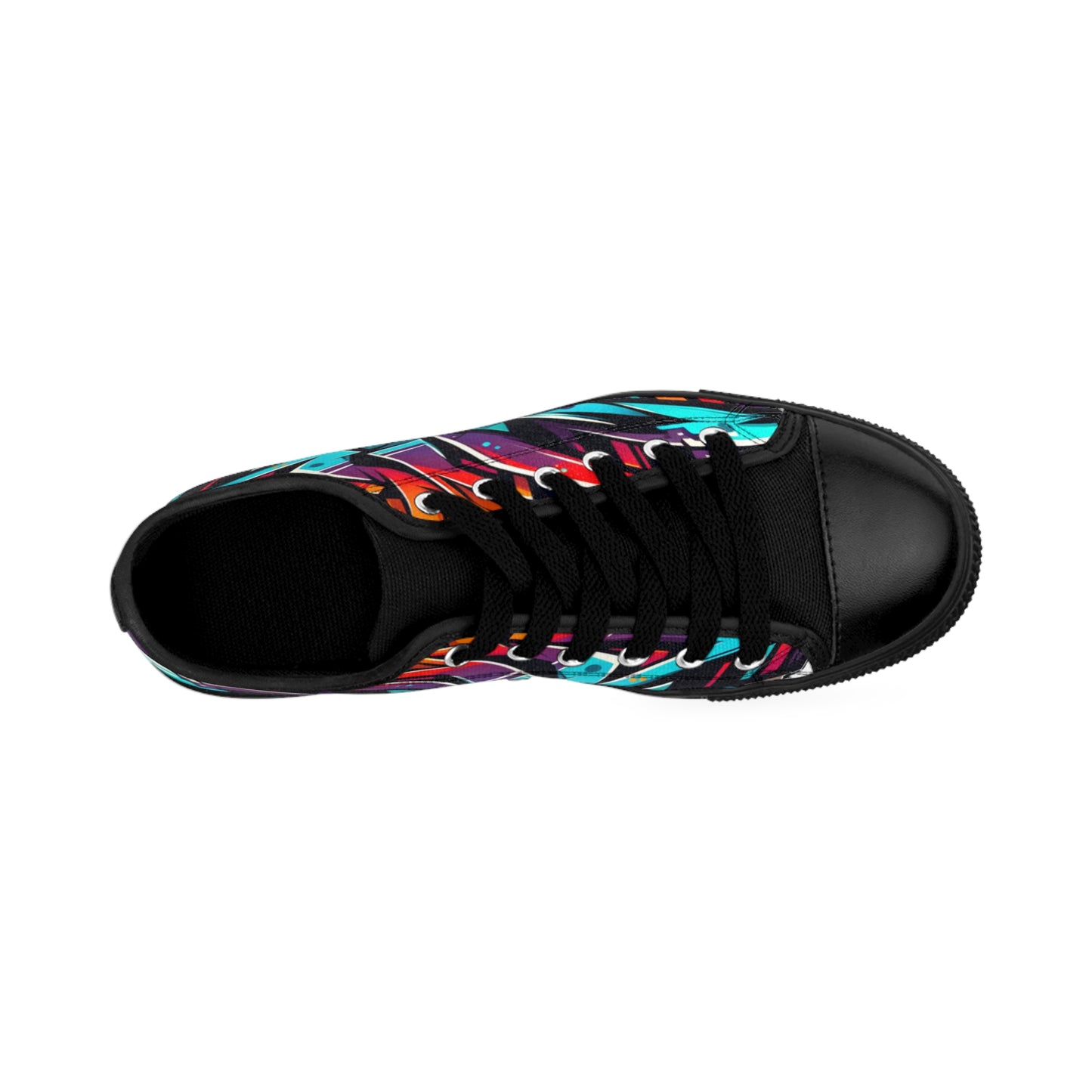 Vibrant Art Sneakers for Men, Trendy Streetwear Footwear, Casual Style Shoes, Graffiti Print Sneakers, Unique Gift for Him