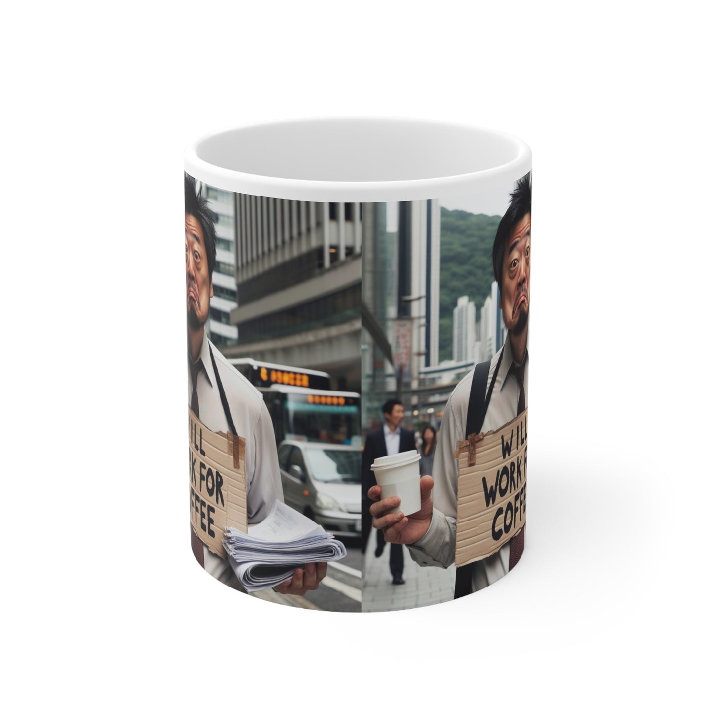 Coffee Mug - Will Work for Coffee Mug, 11oz