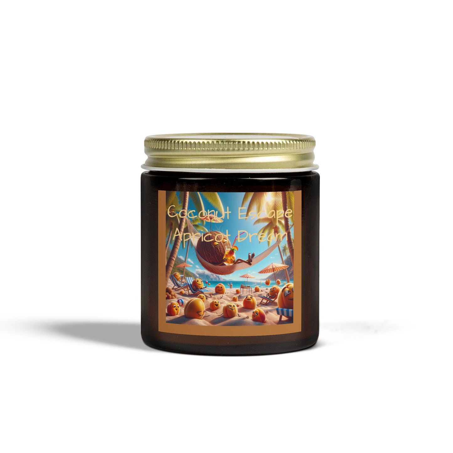 Scented Candles, Coconut Apricot Wax (4oz, 9oz)