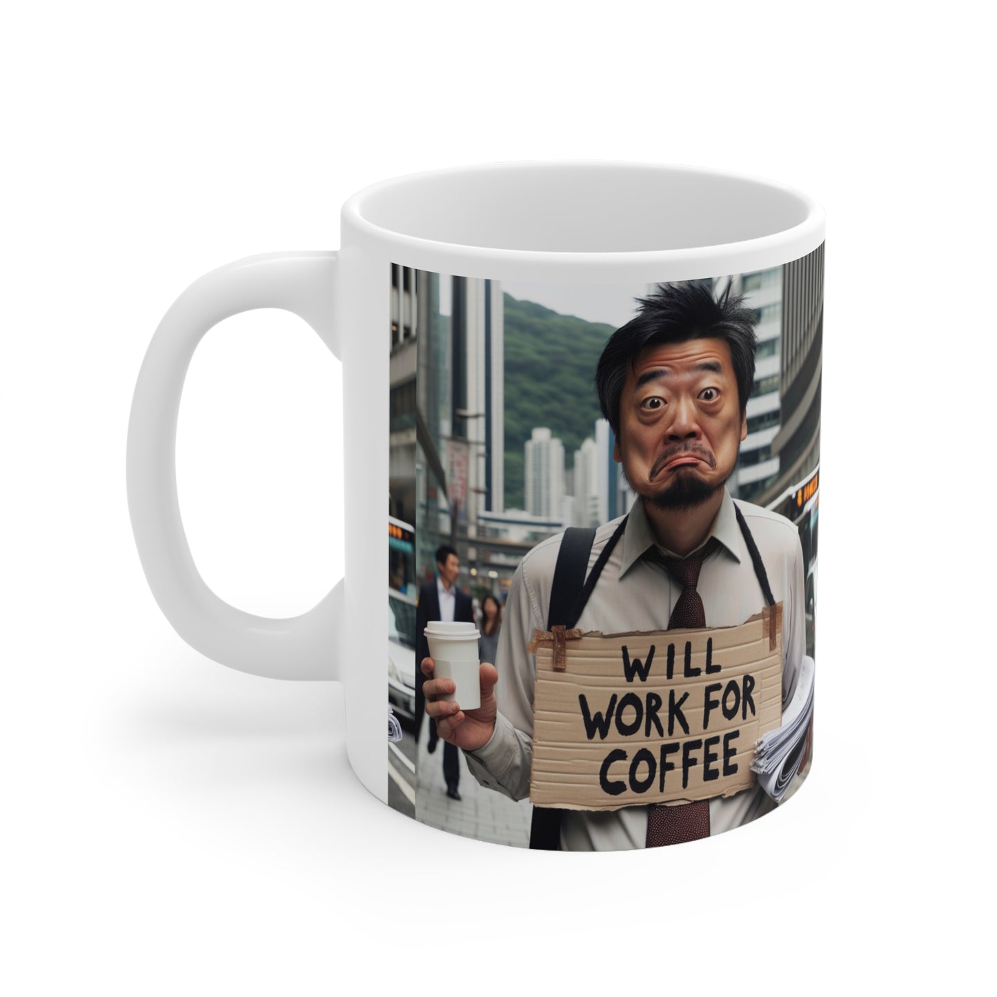 Coffee Mug - Will Work for Coffee Mug, 11oz