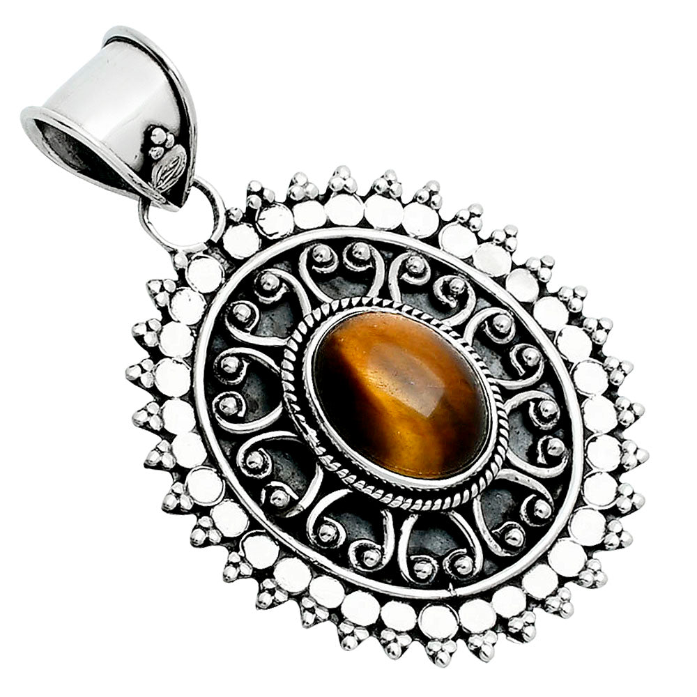 Natural Tiger Eye - Africa Pendant P-1214 SDP157557