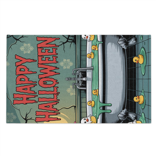 Halloween Rally Towel, Fun Towels for Halloween Party, Spooky Kitchen Decor, Trick or Treat Towels, Unique Gift for Halloween Enthusiasts