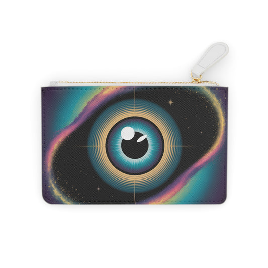 Cosmic Mini Clutch Bag, Galaxy Pouch, Trendy Accessory, Night Out Clutch, Space Lover Gift, Stylish Makeup Organizer