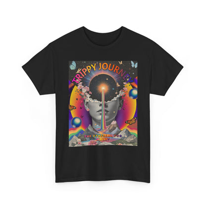 Trippy Astrology Tee, Music Festival Shirt, Celestial Graphic T-Shirt, Unisex Cotton Top, Vibrant Design Apparel