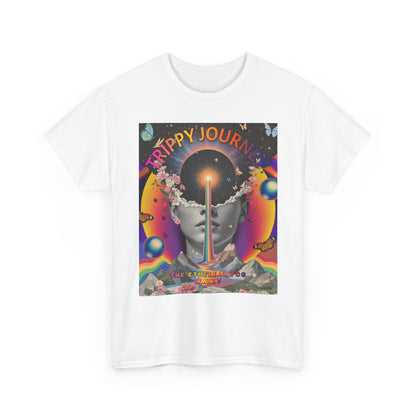 Trippy Astrology Tee, Music Festival Shirt, Celestial Graphic T-Shirt, Unisex Cotton Top, Vibrant Design Apparel