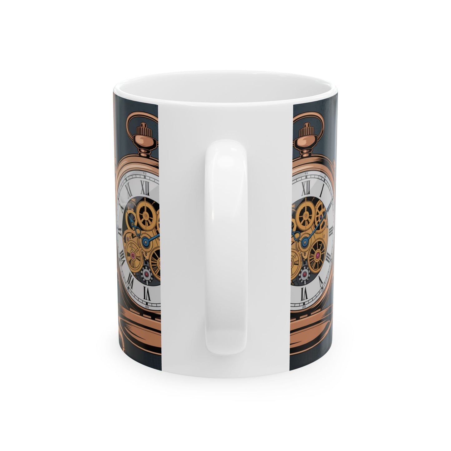 Steampunk Owl Mug – Chronos Automata Design, Coffee Cup, Gift for Owl Lovers, Unique Home Decor, Steam Punk Aesthetic