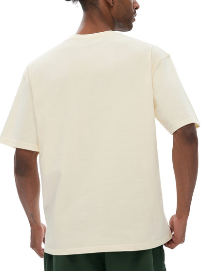 Heavyweight Drop Shoulder Cotton T-Shirt